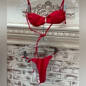 Red bikini